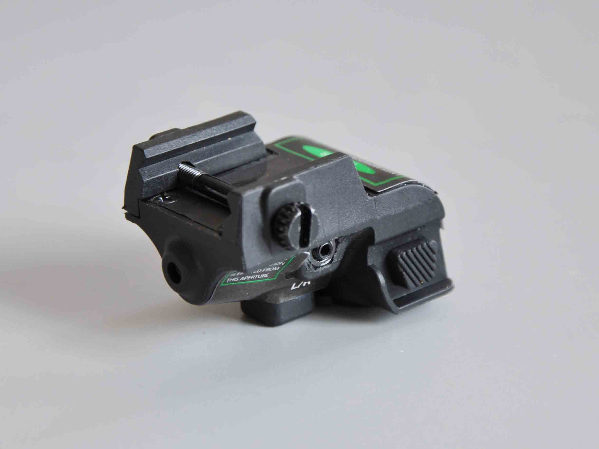 Firearm Picatinny Laser Sight Rechargeable Compact Green Laser Sight for Pistols Handguns