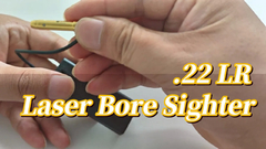 .22 LR Laser Bore Sighter for Pistol and Rifle Iron Sight and Optics Scope Zeroing