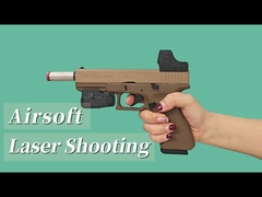 Airsoft Glock Pistol Muzzle Vibration Laser Trainer Cartridge Laser Shooting Simulation