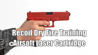 Recoil Dry Fire Training Vibration Muzzle Laser Cartridge for Airsoft Pistol 