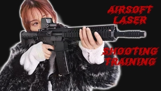 Airsoft Rifle Vibration Muzzle Laser Cartridge For Recoil Dry Fire Training Laser Shooting Simulatio