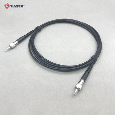 Fiber Optic Patch Cord Optical Jumper Cable With FC/PC Connector 300μm Core 400nm-1100nm Laser Compatible 1m Length