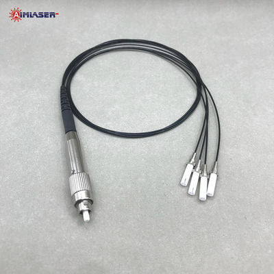 Fiber Optic Patch Cord Optical Jumper Cable With FC/PC Connector 300μm Core 400nm-1100nm Laser Compatible 1m Length