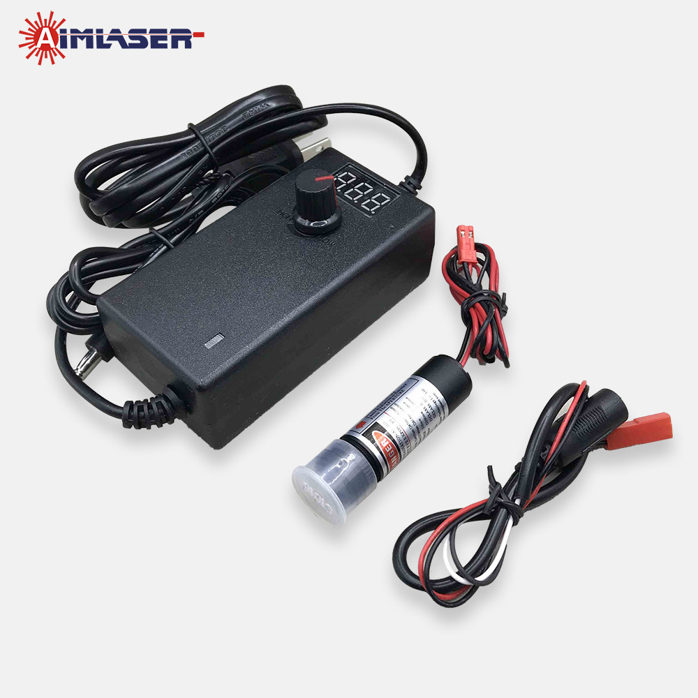 520nm 30mW Focus Adjustable Powell Lens Uniform Line Laser Module for ...