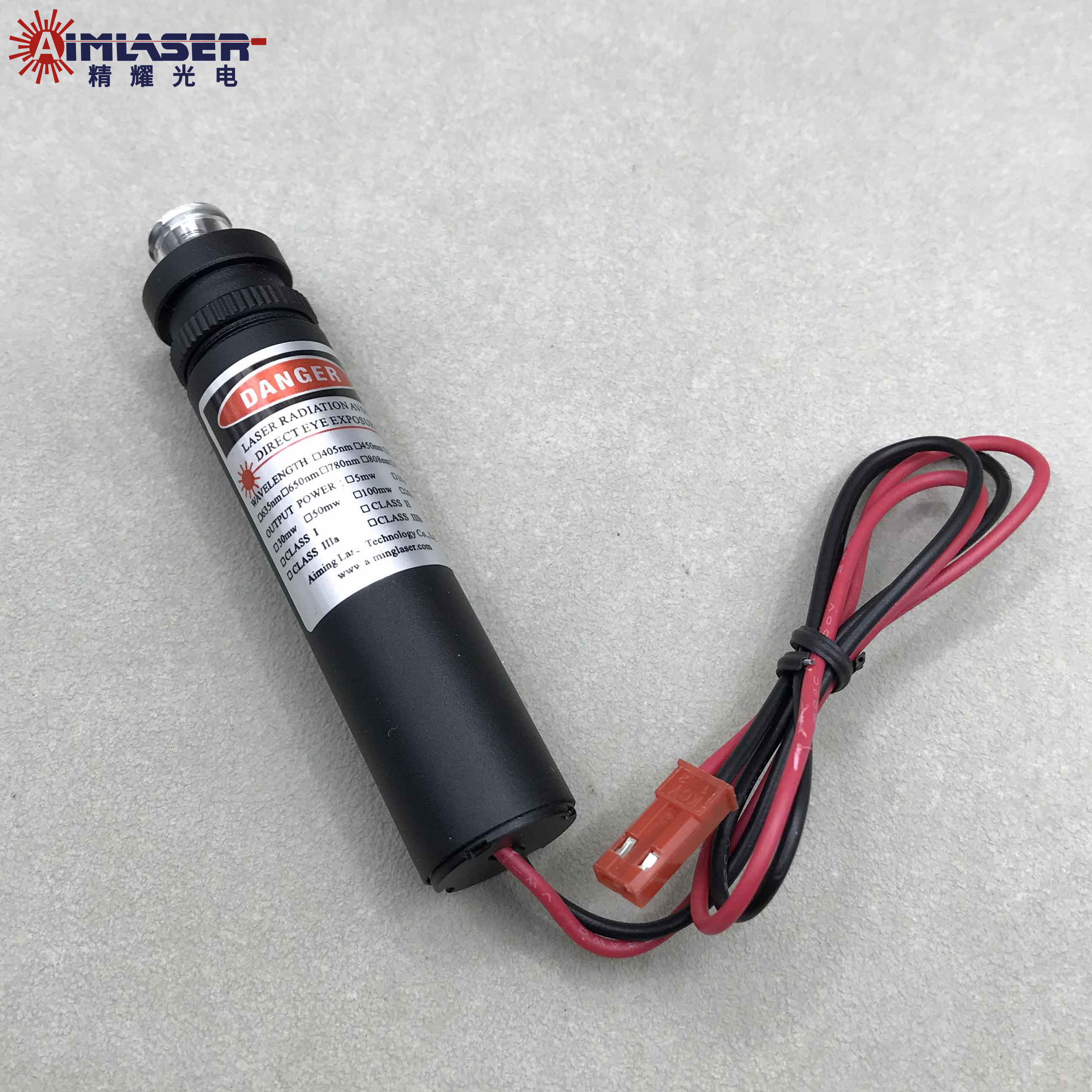Guide Red Line Projector 360 Degree 650nm 50mW Uniform Red Line Laser Projector For Pipeline ...