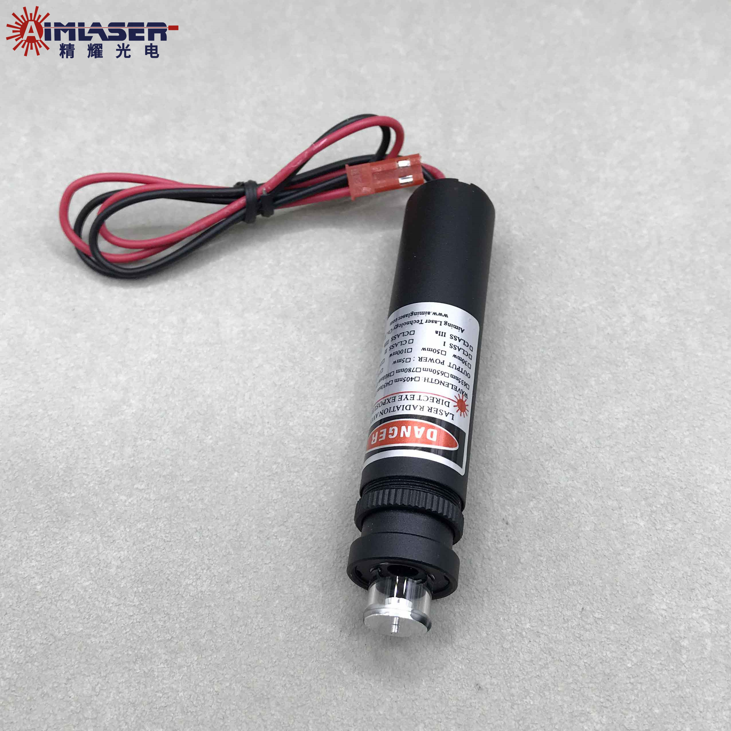 Guide Red Line Projector 360 Degree 650nm 50mW Uniform Red Line Laser Projector For Pipeline ...