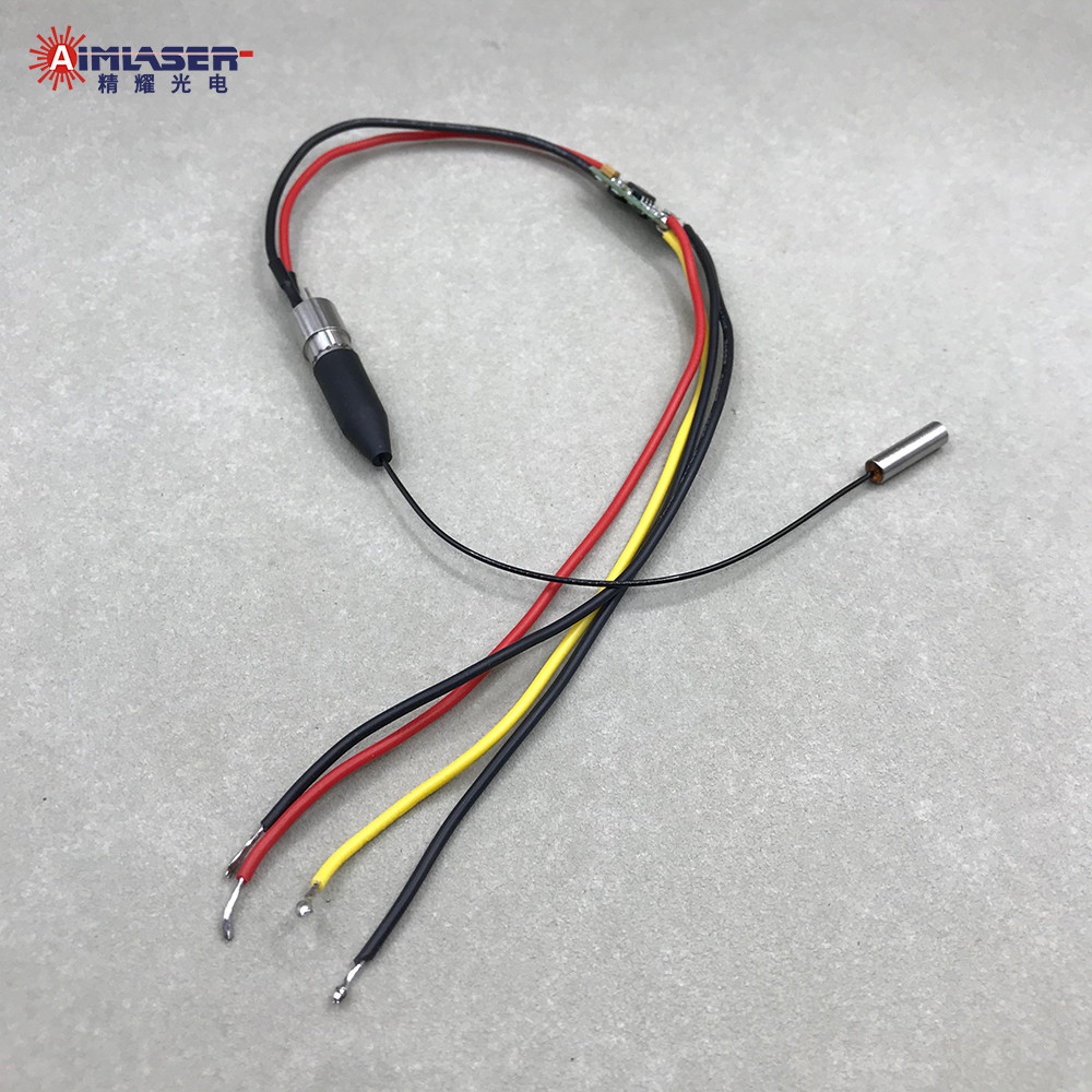 405nm 30mW 3μm Single Mode Fiber Coupled Laser Diode Module with PCB ...