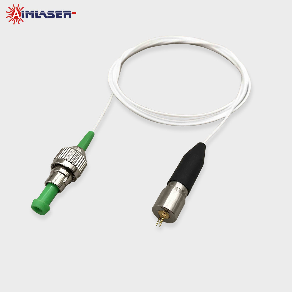 Single Mode Pigtailed Fiber Laser Modules 450nm 60mW With LD Driver And ...