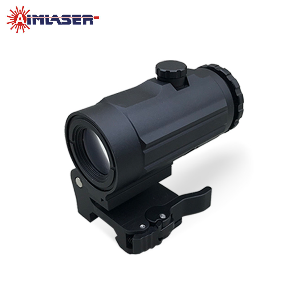 AM-M4 Tactical 3X Magnifier with Quick-Release Flip-to-Side Mount for ...