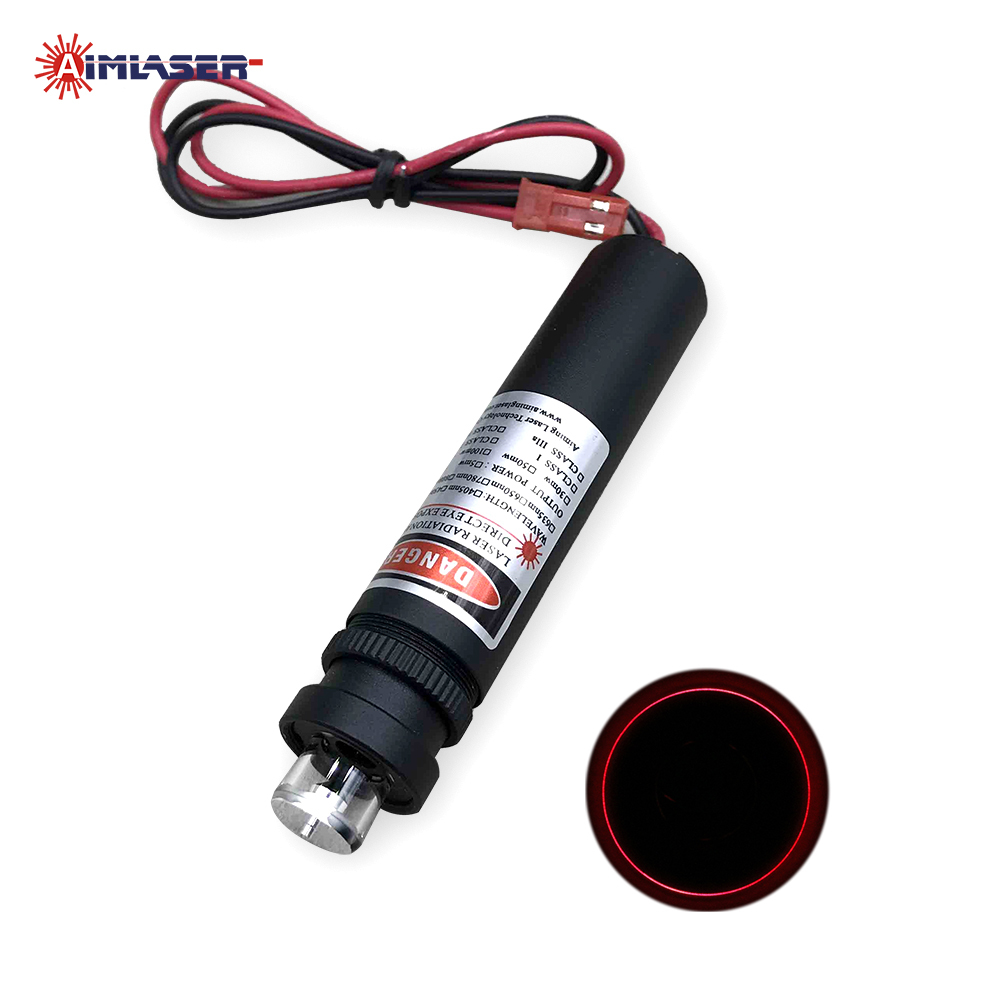 Guide Red Line Projector 360 Degree 650nm 50mW Uniform Red Line Laser Projector For Pipeline ...