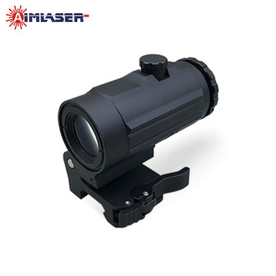 AM-M4 Tactical 3X Magnifier with Quick-Release Flip-to-Side Mount for Red Dot and Holographic Sights