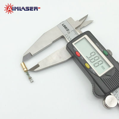650nm 5mW Super Small Size Red Dot Laser Diode Module with External Driver and Spring for Gun Aiming Laser Sight Laser Part