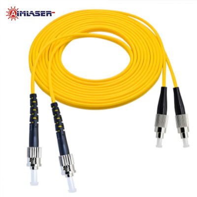 Fiber Optic Patch Cord Optical Jumper Cable with FC/PC connector 300μm Core 400nm-1100nm Laser Compatible 1m Length