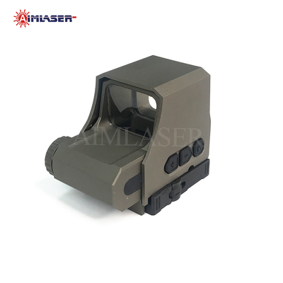 Holographic Weapon Sight Night Vision Compatabile Side Button Quick Disconnect Mount Water and Shock Resistant Green Color