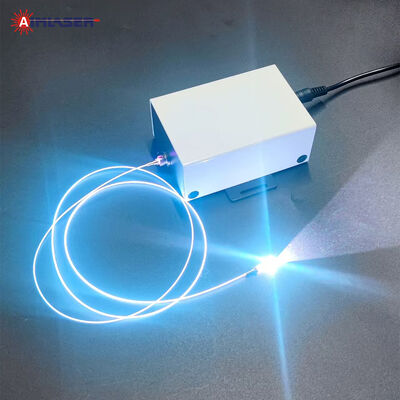 RGB Fiber Coupled Laser Diode Module 12V 50mW Bluetooth Control Corning Light Diffusing Fiber Laser Source