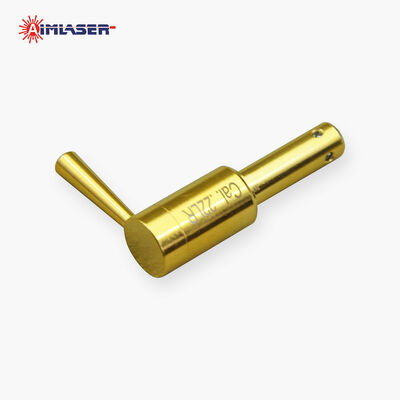 .22 LR Laser Bore Sight With Handle Gold Plated Laser Cartridge Chamber for .22 LR Caliber Pistals and Rifles