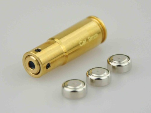 9mm Laser Bore Sight Chamber-In Cartridge Laser Bore Sighter 9mm Boresighter with FDA